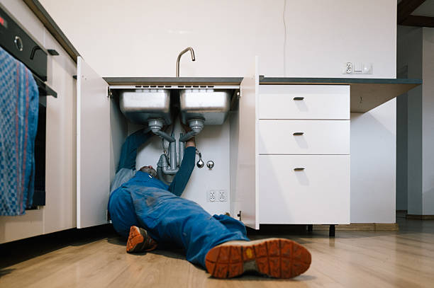 Professional Leak Detection technician working in Enon, OH